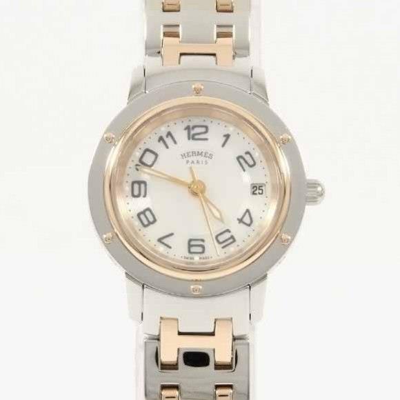 Used[B] Watch Hermes CP1.221 Clipper Classic PG Combi Quartz I2S