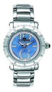 Yonger and Bresson Women's YBD 8302N-06 M Steel MOP Dial Diamond Date Watch