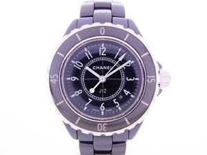 Used[A] Watch CHANEL J12 Quartz black ceramic K1Y