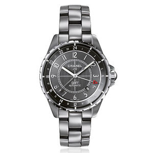 Chanel J12 Chromatic GMT Automatic Charcoal Titanium Ceramic Watch H3099