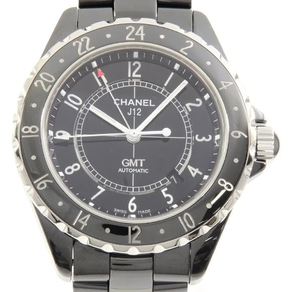 Used[B] Watch Chanel H2012 J12 42mm GMT ceramic Self winding Black Arabic F9C