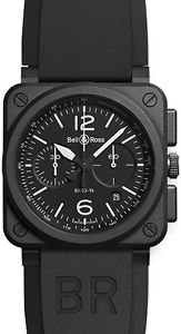 BRAND NEW AUTHENTIC BELL & ROSS AVIATION MENS WATCH SALE | MODEL BR0394-BL-CE