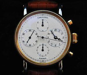 CHRONOSWISS KAIROS CH-7522 CHRONOGRAPH GOLD SS LIMITED