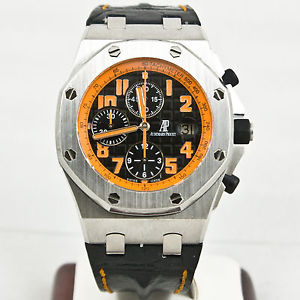 Audemars Piguet 42mm Royal Oak Offshore Chronograph Volcano Watch With Papers