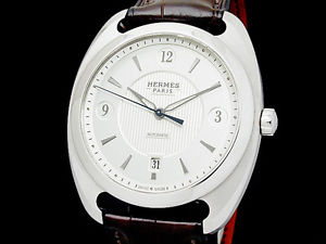 Auth HERMES Doresaju DR5.71A SS Auto Men's Watch(S A48398)
