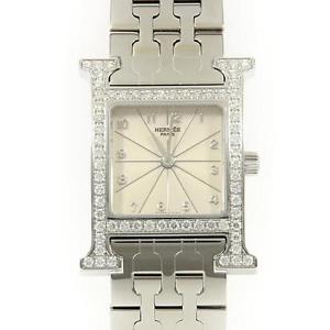 Authentic HERMES HH1.230 H Watch  Quartz  #260-001-612-3267