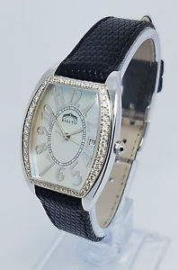 Rialto Ladies 18K White Gold & Diamond with MOP Dial 26 x 38mm Watch