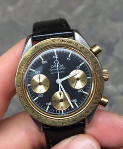 Omega Speedmaster Automatic Automatico Reduced 38 Oro steel acciaio Gold 1750033