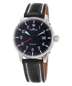 FORTIS AVIATIS FLIEGER CLASSIC WATCH with DATE 200m WATER-RESISTANT 595.11.41 L