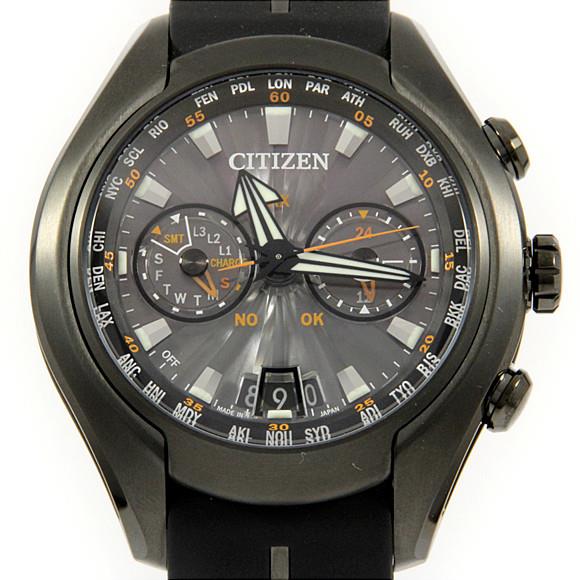 Used[A] Watch Citizen Promaster satellite wave DLC solar Quartz Gray Black U5I