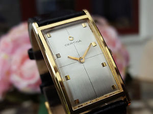 SUPER ELEGANTE VINTAGE CERTINA  18K/750 GOLD- TOP