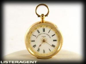 FATTORINI & SONS BRADFORD pocket 18K yellow gold Hand winding