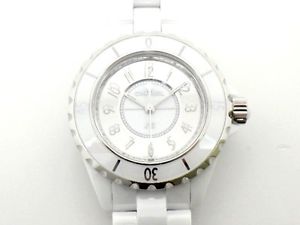 Used[S] Watch CHANEL J12 H4861 Quartz white ceramic F7T