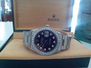 Bellissimo Orologio Rolex Datejust Oyster Perpetual mm 36 con Diamanti ENTRA!!!!