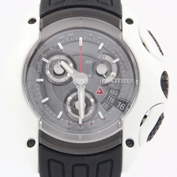 Used[B] Watch Citizen Eco-Drive dome LIMITED solar Quartz Gray Black Q9E