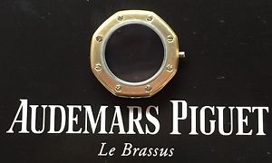 Audemars Piguet Royal Oak II Factory Solid Gold Bezel w/Crystal Screw Tube