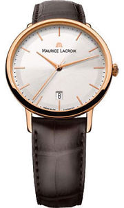 Maurice Lacroix Les Classiques Brown Leather Ladies Watch LC6003-PG101-130