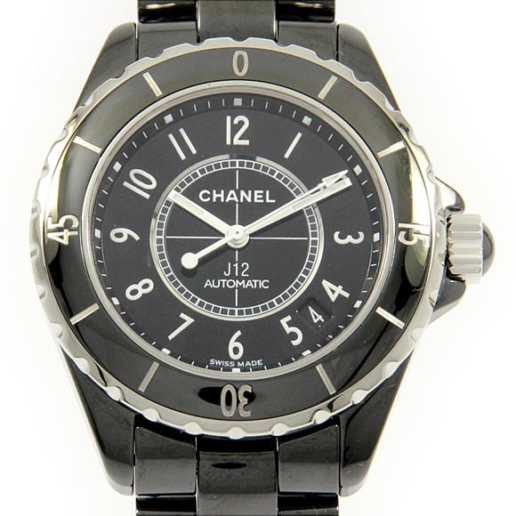 Used[B] Watch Chanel H0685 J12 38mm ceramic Self winding Black Arabic W2I