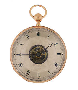 Minute Repeater Gaberel & Dufour 18k Pink Gold Semi-Skeletonized Pocket Watch