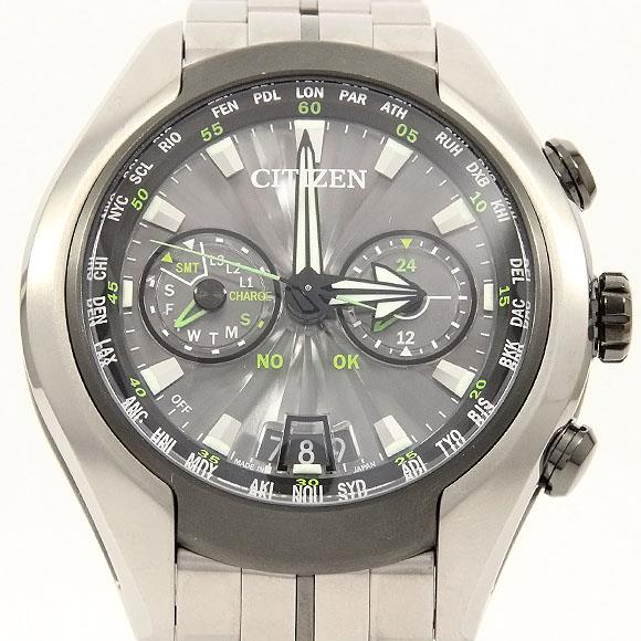 Used[B] Watch Citizen Promaster satellite wave solar Quartz Gray V8O