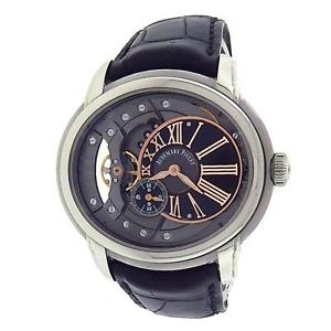 Audemars Piguet Millenary 4104 15350ST.OO.D002CR.01 Stainless Steel Black Watch