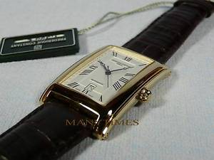 MAGNIFICENT MENS WATCH FREDERIQUE CONSTANT AUTOMATIC  GOLD  STEEL   NEW !