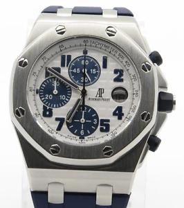 Audemars Piguet Royal Oak Offshore Navy Stainless Steel w/ Blue Rubber