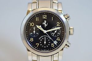 GIRARD PERREGAUX FERRARI REF. 8020 CHRONOGRAPH MENS WATCH W/ BOX & PAPERS!!!