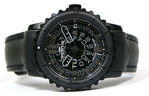 LNIB Fortis B-47 Big Black Limited Edition Day Date 675.18.161 Box Papers