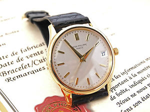 PATEK PHILIPE CALATRAVA REF. 3998 SOLID YELLOW GOLD CAL. 310SC MINT