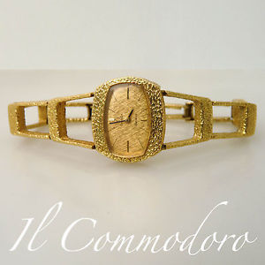 Lady's very fine elegant 18K solid gold Omega Geneve 1950s wristwatch - PS1243OL
