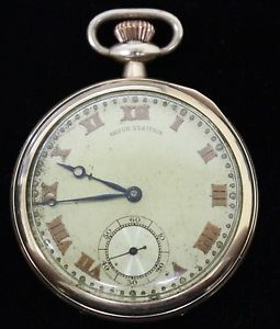 Gruen Verithin 14K Pocket Watch 17 Jewels Vintage