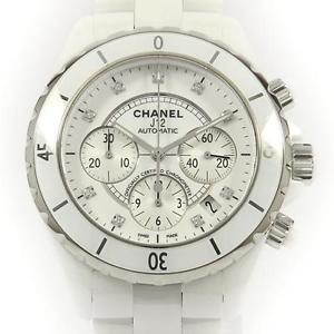 Authentic CHANEL H2009 J12 41mm Chrono ceramic 9P Automatic  #260-001-613-4317