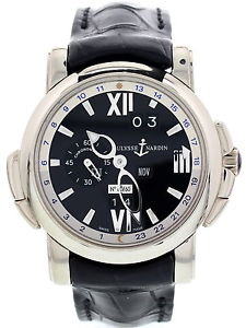 Men's Ulysse Nardin GMT +/- Perpetual 18K White Gold Watch 320-60