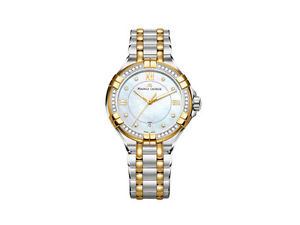 Maurice Lacroix Aikon Ladies Quartz watch, Diamonds, 24k Gold, Mother of pearl