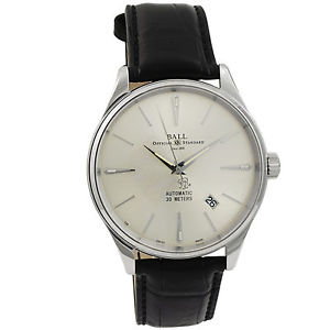 Ball Trainmaster Legend Silver Dial Automatic Men's Watch NM3080D-LJ-SL