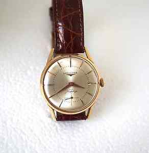 Rare Longin Flagship Men's 18k Rose gold watch in Mint Condition