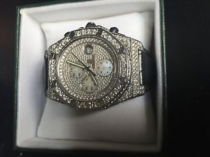 mens audemars piguet watch , Full Diamonds, GIA appraised at $69,550.00