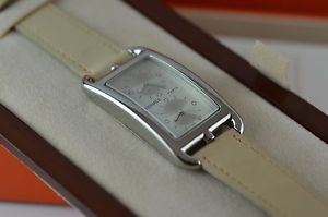 AUTH Hermes CAPE COD DEUX ZONES GM CC3.510 Simple Tour Ladies Watch