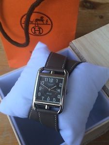 HERMÈS RARE CAPE COD GM WATCH DOUBLE TOUR