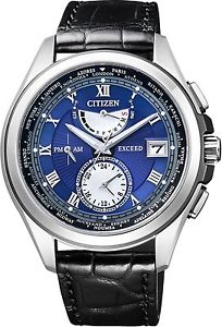 New CITIZEN Wrist Watch LIGHT in BLACK 650 World Limited AT9056-01L Men's JAPAN