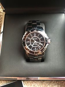 Chanel J12 38mm Automatic Black Watch