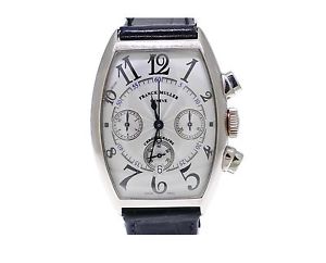 Da uomo Franck Muller Casablanca Cronografo 18K Oro Bianco Orologio Automatico