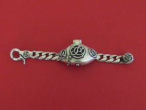 Authentic Chrome Hearts Jewelry Hand Made Watch Case .925 Sterling Silver