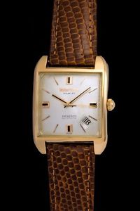 EXTREMELY RARE WYLER VETTA CIOCCOLATONE DIADATO AUTOMATIC IN PINK GOLD