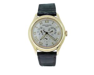 Hombre Patek Philippe Ref 5035J Calendario Anual 18k Oro Amarillo Reloj