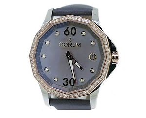Mujer Corum Almirantes Copa Leyenda Reloj Con Diamantes en 18k/SS