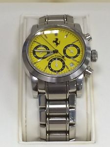 Men's Girard Perregaux Ferrari 8020 Yellow Dial Automatic Chronograph Date Watch
