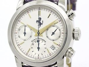 Polished GIRARD PERREGAUX Ferrari Chronograph Automatic Watch 8020 (BF102460)