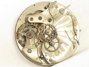 EXPERIMENTAL GRUEN COLUMBUS DOUBLE DIAL CALENDAR ANTIQUE POCKET WATCH MOVEMENT